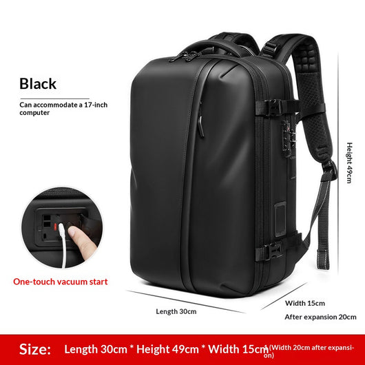 Mochila de Viaje Comprimida de Gran Capacidad para Hombre - Image 6