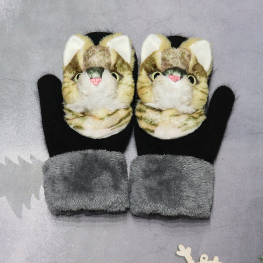 Guantes Térmicos Infantiles de Felpa con Diseños de Animales - Image 20