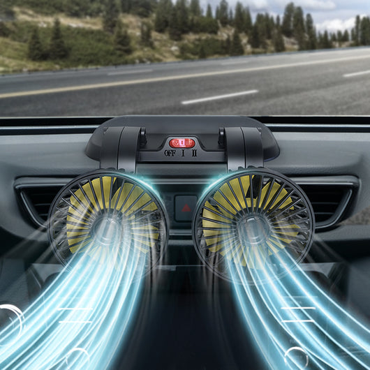 Ventilador Dual Rotatorio F410 para Auto con Diseño Plegable - Image 15
