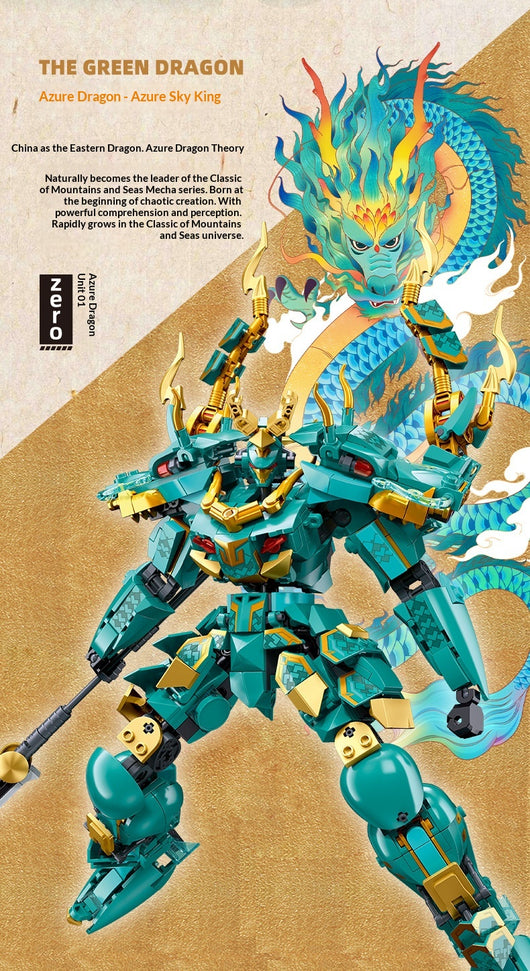 Rey Guerrero Mecánico Qinglong y Baihu - Modelo Coleccionable de Ensamblaje - Image 15