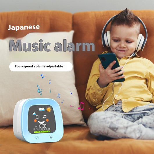 Reloj Despertador Musical Infantil con Luz Nocturna y Función Silencio - Image 4