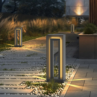 Lámpara Solar Cuadrada para Jardín - Iluminación Exterior Impermeable - Image 4
