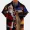 Playera Navideña 3D Estampada Talla Europea para Hombre