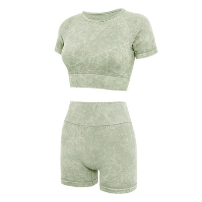 Conjunto Deportivo Yoga Mujer Seamless - Pantalón y Top Fashion - Image 4