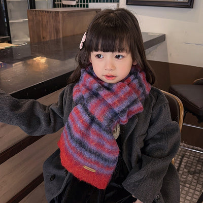 Bufanda Infantil Gruesa y Cálida para Otoño e Invierno - Image 27