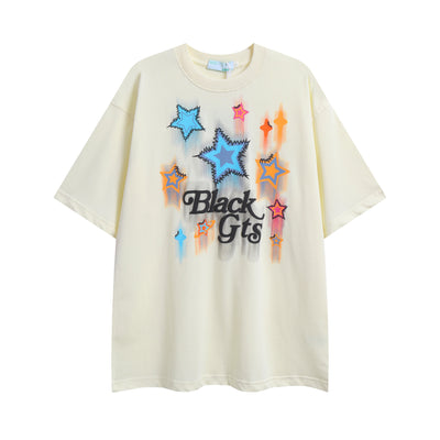 Playera Hombre Estrellas Sueltas Estampado - Image 4
