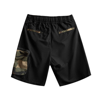 Pantalones Cortos Cargo Tácticos Multibolsillo Camuflaje para Hombre - Image 2