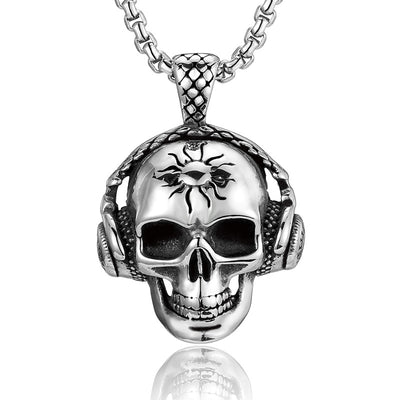 Collar Colgante Geométrico Acero Titanio Vintage para Hombre - Image 7