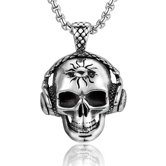 Collar Colgante Geométrico Acero Titanio Vintage para Hombre - Image 7
