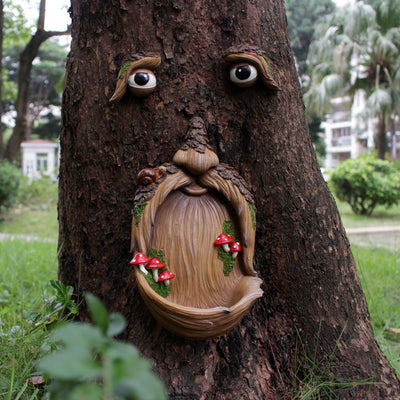 Decoración de Jardín Pascual con Árbol Hongo Sonriente - Image 15