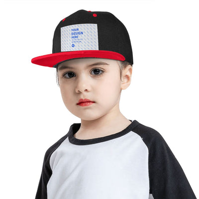 Gorra Infantil Hip Hop con Visera Plana y Detalles Contrastantes
