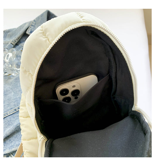 Bolsa Crossbody Acolchada Diamante para Mujer - Diseño Plisado Cloud - Image 38