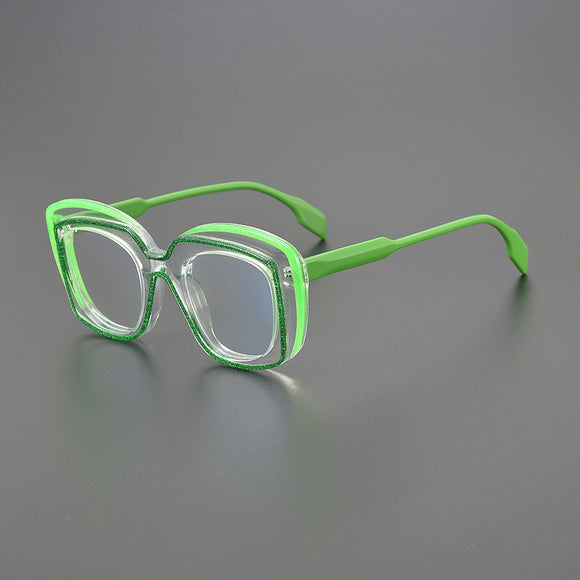 Gafas Retro Grandes con Protección Azul y Cristales Fotocromáticos para Miopía