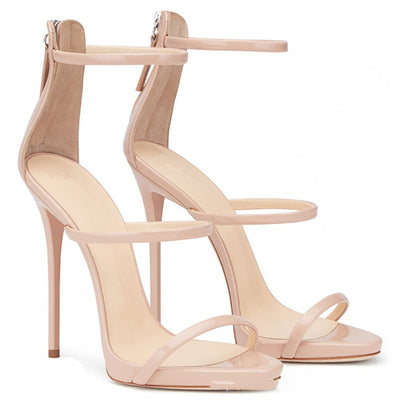 Stiletto con Plataforma Impermeable y Tira Ajustable
