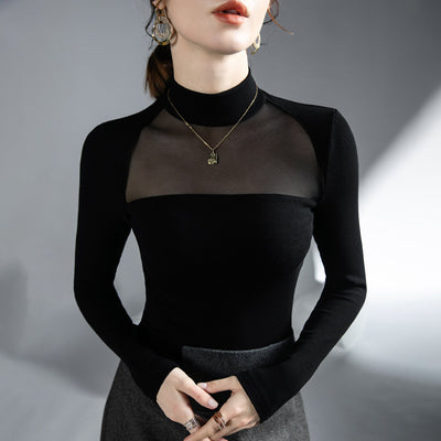 Blusa Térmica Negra de Manga Larga para Otoño e Invierno - Image 6