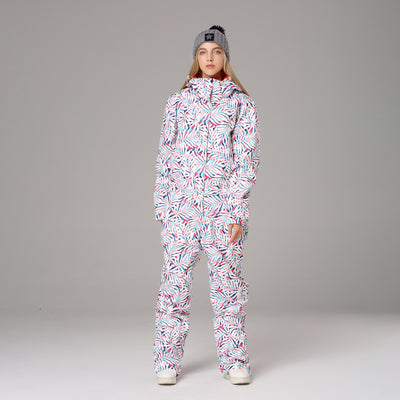 Traje de Esquí Impermeable Una Pieza para Mujer - Image 7