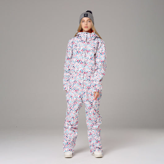 Traje de Esquí Impermeable Una Pieza para Mujer - Image 7