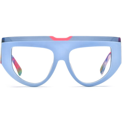 Lentes Gafas Ojo de Gato Patchwork Multicolor con Montura Mate - Image 4