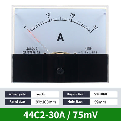 Amperímetro DC Analógico 44C2 - Medidor de Corriente de Precisión - Image 25
