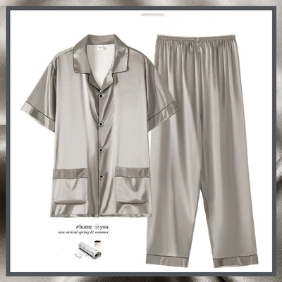 Pijama Corto Ligero para Hombre - Conjunto Cómodo de Verano - Image 12