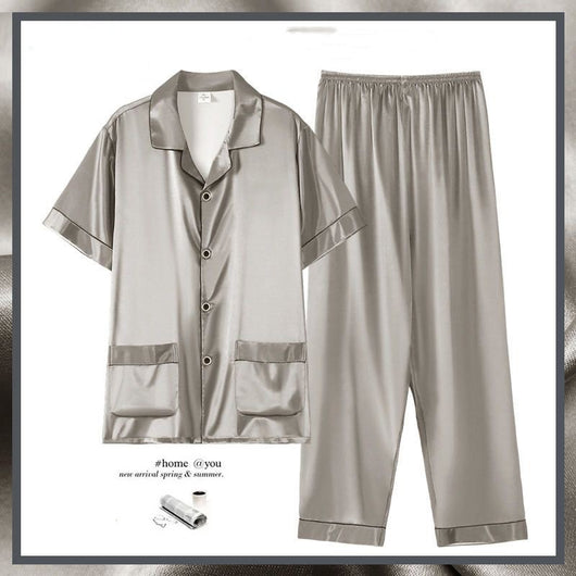 Pijama Corto Ligero para Hombre - Conjunto Cómodo de Verano - Image 12