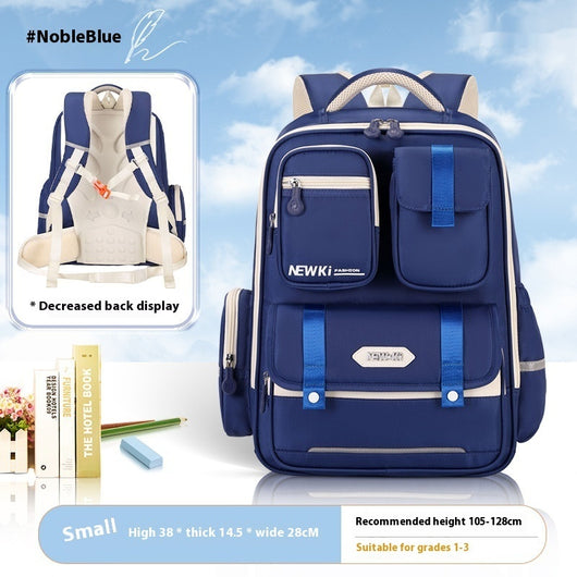 Mochila Escolar Ergonómica de Protección Espinal con Múltiples Compartimentos - Image 4
