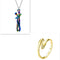 Love Hug Necklace Unisex Men Women Couple Jewelry Simple Temperament Clavicle Chain Valentines Day Lover Gift Color Set