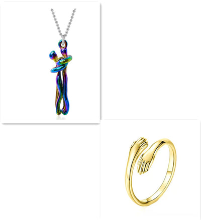 Collar Abrazo de Amor - Joyería Unisex para Parejas - Image 15