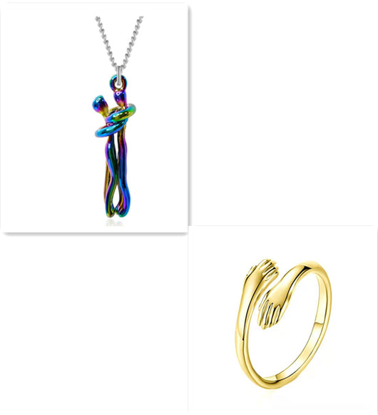 Collar Abrazo de Amor - Joyería Unisex para Parejas - Image 15