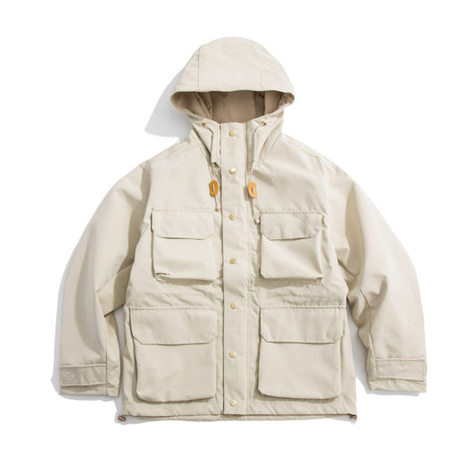 Chaqueta Funcional Retro Guochao - Estilo Casual Americano con Múltiples Bolsillos para Hombre - Image 8