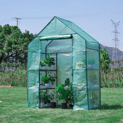 Invernadero Tipo Gaveta con Cubierta PE para Plantas y Flores