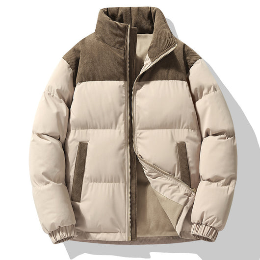 Abrigo Acolchado Unisex de Cuello Alto para Invierno - Image 12