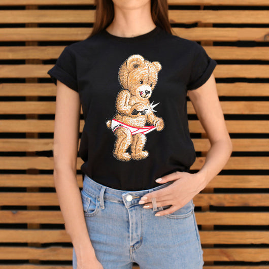 Playera Oversized Estampado Oso Divertido - Unisex Moda Casual - Image 8