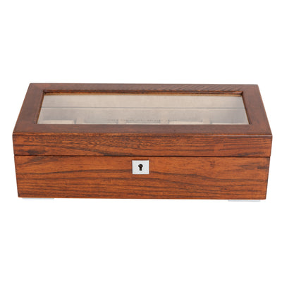 Caja Exhibidora de Relojes Mecánicos en Madera Sólida - 5 Compartimentos - Image 13