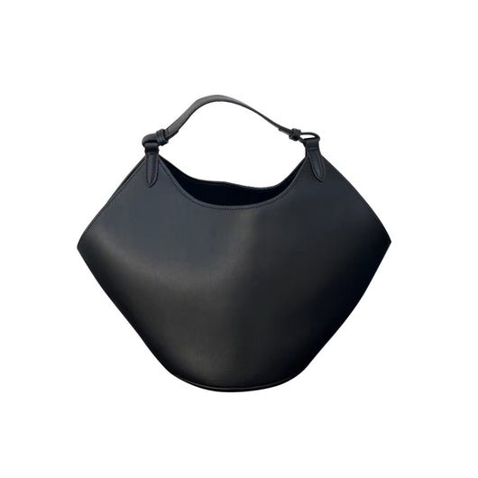 Bolso Bucket de Cuero Genuino Ante Esmerilado Gran Capacidad - Image 5