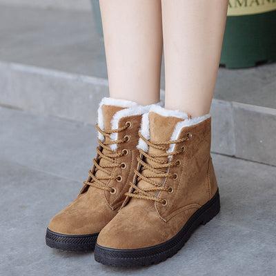 Botas de Nieve para Mujer Talla Grande con Forro de Felpa Artificial - Image 14
