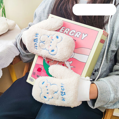 Guantes Escolares Cálidos con Bordado de Osito - Image 5