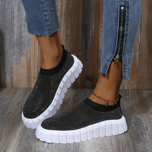 Zapatillas Casuales Mesh con Suela Reforzada y Detalles Brillantes - Image 17