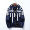Chaqueta Trench Casual de Hombre con Estampado a Rayas
