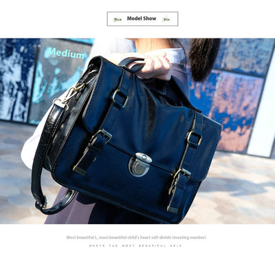 Bolso Mensajero Retro de Gran Capacidad Portátil - Image 12
