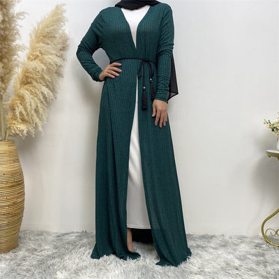 Cardigan Tejido Largo para Mujer - Abrigo Suéter Versátil