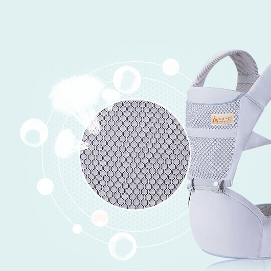 Cargador de Cadera Multifuncional con Asiento para Bebé - Image 2