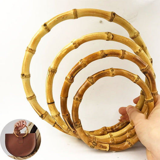 Asas de Bambú para Bolsas DIY - Accesorios Artesanales Premium