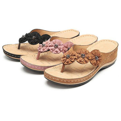 Sandalias Casual Vintage con Punta Redonda para Mujer - Image 13