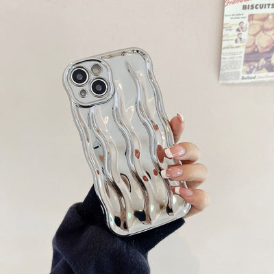 Funda para Teléfono con Efecto Ondas de Agua - Colores Sólidos - Image 6