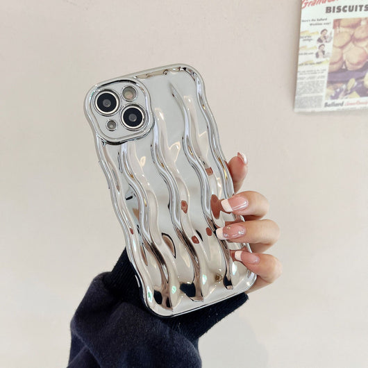 Funda para Teléfono con Efecto Ondas de Agua - Colores Sólidos - Image 6