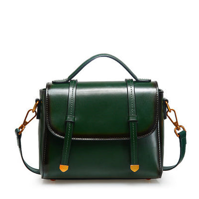 Bolso de Cuero Genuino para Mujer con Correa Diagonal Ajustable - Image 6