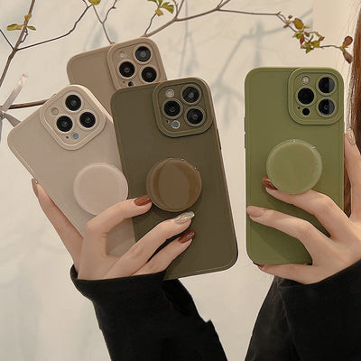 Funda Retro Minimalista para Celular con Soporte Integrado - Image 10
