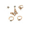 Set de Aretes Geométricos Retro U - Clips sin Perforación