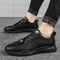 Tenis de Cuero con Cordones y Suela Ligera Flexible